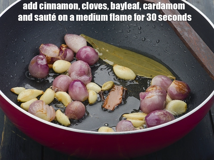 Step 5 – <p><span style="background-color:rgb(255,255,255);color:rgb(0,0,0);">Add the 1 small stick </span><a href="https://www.tarladalal.com/glossary-cinnamon-dalchini-346i"><u>cinnamon (dalchini)</u></a><span style="background-color:rgb(255,255,255);color:rgb(0,0,0);">, 2 </span><a href="https://www.tarladalal.com/glossary-cloves-laung-lavang-322i"><u>clove (laung / …