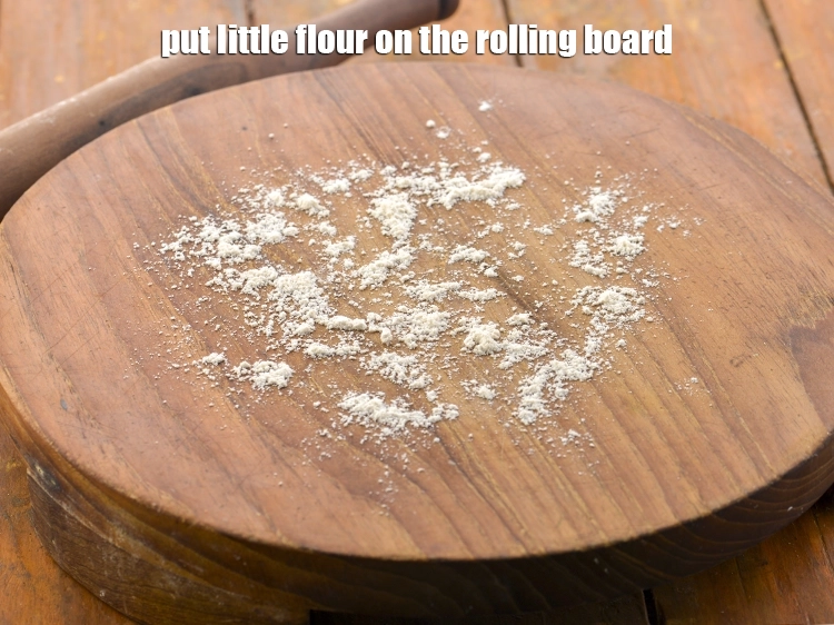 Step 19 – <p>Put little flour on the rolling board.</p>