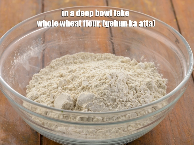 Step 8 – <p>in a deep bowl take <span style="background-color:rgb(255,255,255);color:rgb(0,0,0);">2 cups </span><a href="https://www.tarladalal.com/glossary-whole-wheat-flour-gehun-ka-atta-gehun-ka-aata-429i"><u>whole wheat flour (gehun ka atta)</u></a>. …