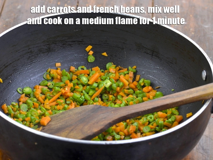 Step 3 – <p><span style="background-color:rgb(255,255,255);color:rgb(0,0,0);">Add the 5 tbsp finely </span><a href="https://www.tarladalal.com/glossary-carrot-gajar-gajjar-253i#ing_2376"><u>chopped carrot</u></a><span style="background-color:rgb(255,255,255);color:rgb(0,0,0);"> and 5 tbsp finely </span><a …