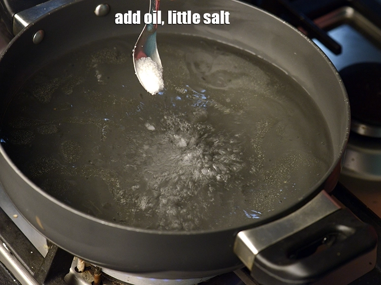 Step 2 – <p><span style="background-color:rgb(255,255,255);color:rgb(0,0,0);">add the 1 tsp </span><a href="https://www.tarladalal.com/glossary-oil-671i"><u>oil</u></a><span style="background-color:rgb(255,255,255);color:rgb(0,0,0);">, and little </span><a href="https://www.tarladalal.com/glossary-salt-namak-table-salt-418i"><u>salt </u></a><span style="background-color:rgb(255,255,255);color:rgb(0,0,0);">to taste.</span></p>