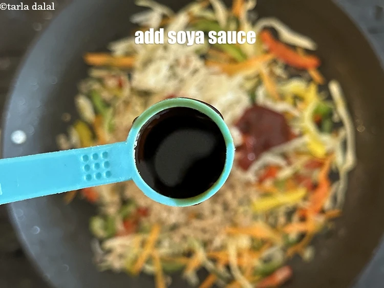 Step 19 – <html><head><meta charset="UTF-8"> </head><body><p>Add 1/2 tsp&nbsp;<a href="glossary-soy-sauce-soya-sauce-864i">soy sauce</a>.</p></body></html>