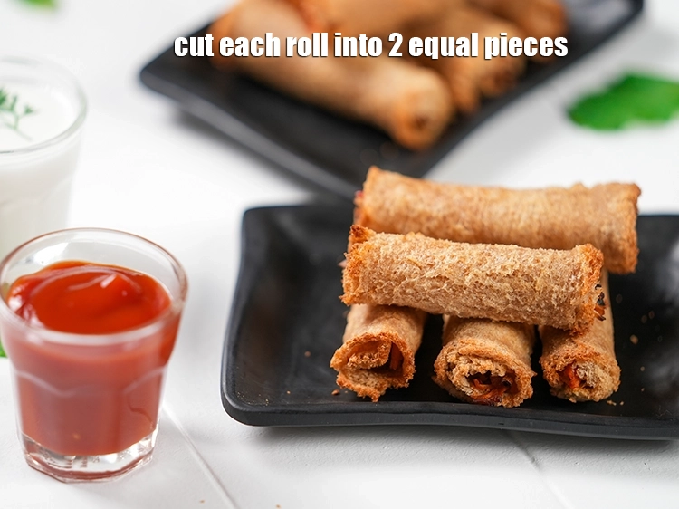 Step 37 – <p><span style="background-color:rgb(255,255,255);color:rgb(0,0,0);">Cut each roll into 2 equal pieces.</span></p>