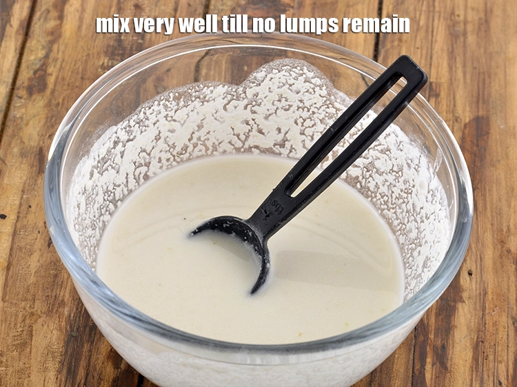 Step 7 – <p>Mix very well till no lumps remain.</p>