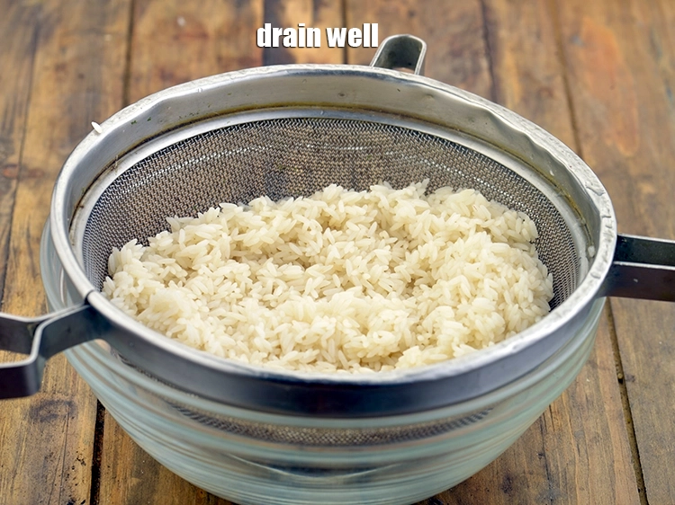 Step 5 – <p><span style="background-color:rgb(255,255,255);color:rgb(0,0,0);">Drain well.</span></p>