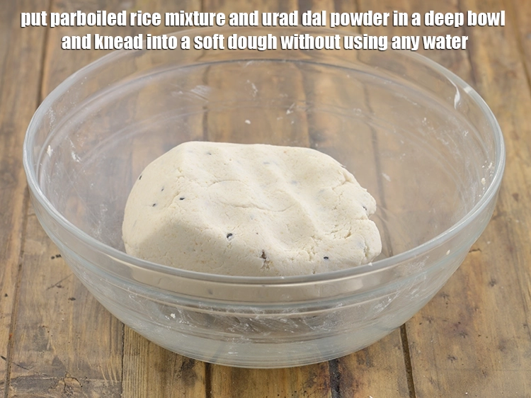 Step 9 – <p><span style="background-color:rgb(255,255,255);color:rgb(0,0,0);">Combine all the ingredients, including the <strong>parboiled rice</strong> <strong>mixture</strong> and <strong>urad dal powder, </strong>add<strong> …
