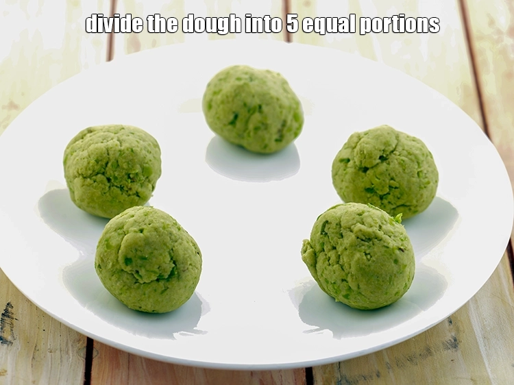 Step 19 – <p>Divide the dough into 5 equal portions.</p>