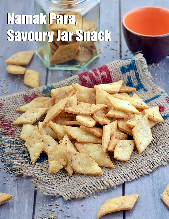 Step 12 – <p>Serve <strong>Namak Para, Savoury Jar Snack</strong>.</p>
