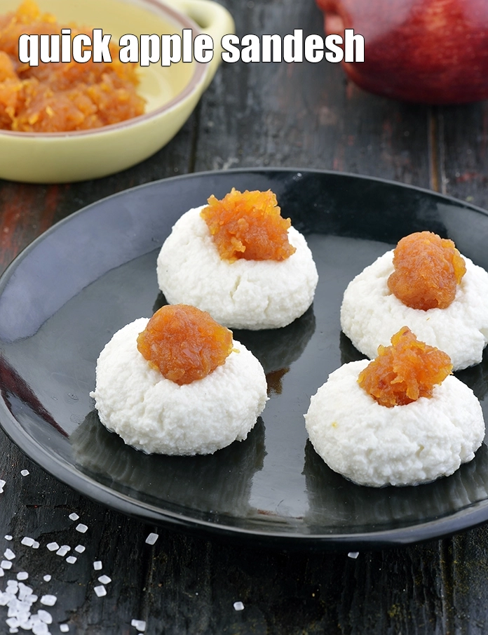 Step 10 – <p><span style="color:rgb(13,13,13);"><strong>apple sandesh recipe</strong> | <strong>quick apple sandesh</strong> | <strong>apple sandesh - Indian mithai.</strong></span></p>