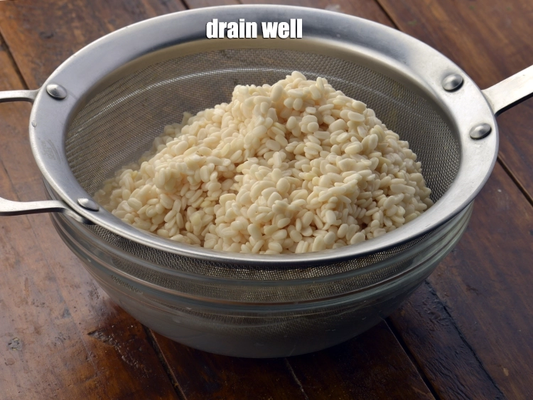 Step 7 – <p><span style="background-color:rgb(255,255,255);color:rgb(0,0,0);">Drain well.</span></p>