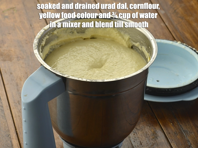 Step 8 – <p><span style="background-color:rgb(255,255,255);color:rgb(0,0,0);">Soaked and drained </span><a href="https://www.tarladalal.com/glossary-urad-dal-split-black-lentil-941i"><u>urad dal (split black lentils)</u></a><span style="background-color:rgb(255,255,255);color:rgb(0,0,0);">, 2 tbsp </span><a href="https://www.tarladalal.com/glossary-cornflour-cornstarch-maize-starch-corn-flour-112i"><u>cornflour</u></a><span …