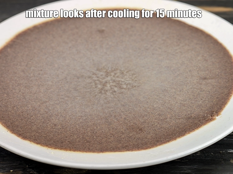 Step 14 – <p>Refrigerate for 15 minutes or longer till&nbsp;mixture becomes firm and we can make ladoos.&nbsp;Keep at …