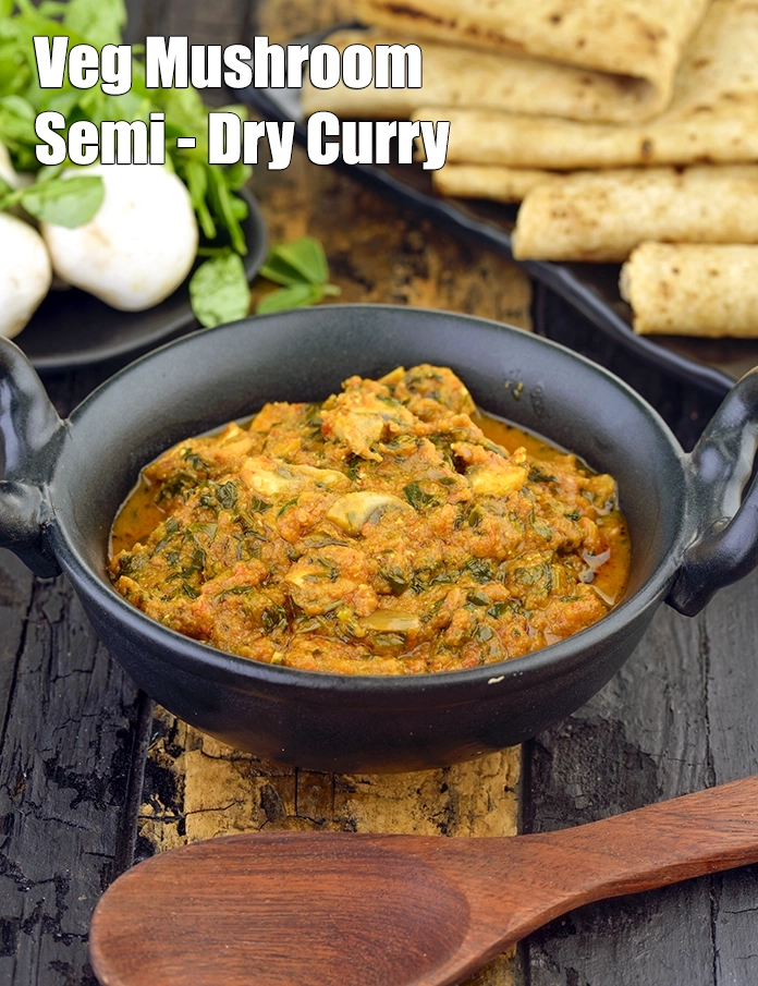 Step 9 – <p>Serve <strong>Methi Mushroom Sabzi, Veg Mushroom Semi- Dry Curry</strong> hot.</p>