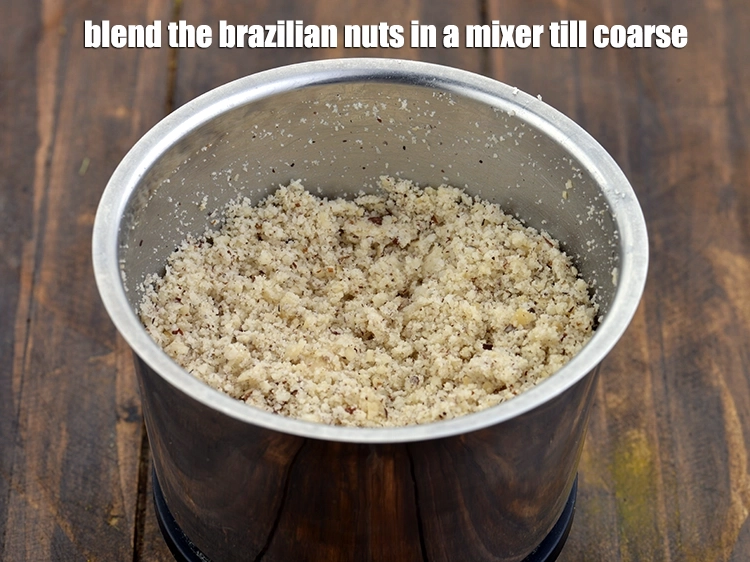 Step 1 – <p>To make the <strong>Healthy Brazilian Nut Chocolate Balls</strong>, &nbsp;<span style="background-color:rgb(255,255,255);color:rgb(0,0,0);">Blend the 1/2 cup </span><a href="https://www.tarladalal.com/glossary-brazilian-nuts-brazil-nuts-2521i"><u>brazilian …