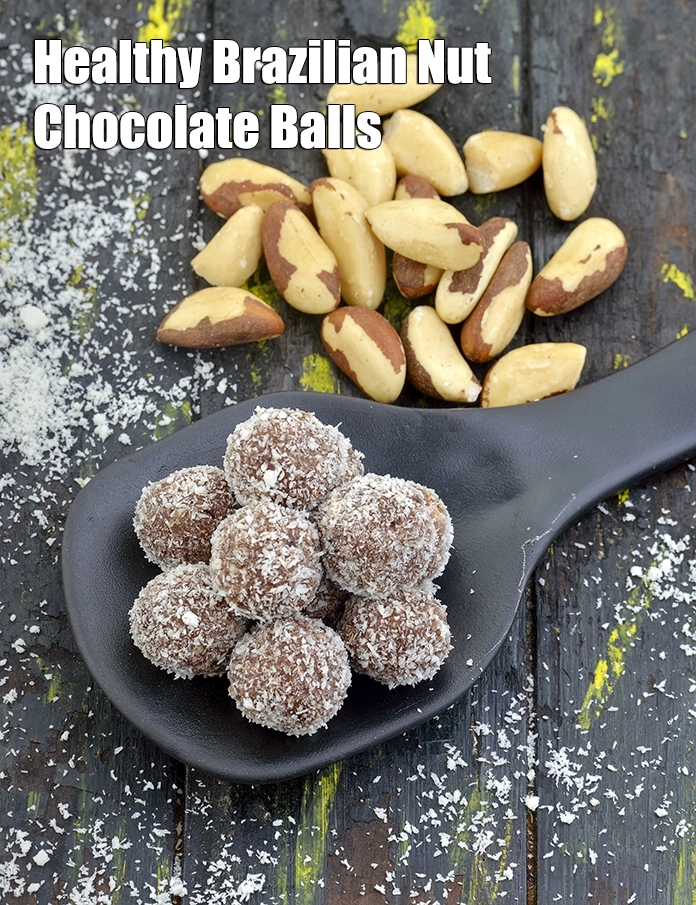 Step 6 – <p><span style="background-color:rgb(255,255,255);color:rgb(0,0,0);">Serve <strong>Healthy Brazilian Nut Chocolate Balls</strong>.</span></p>