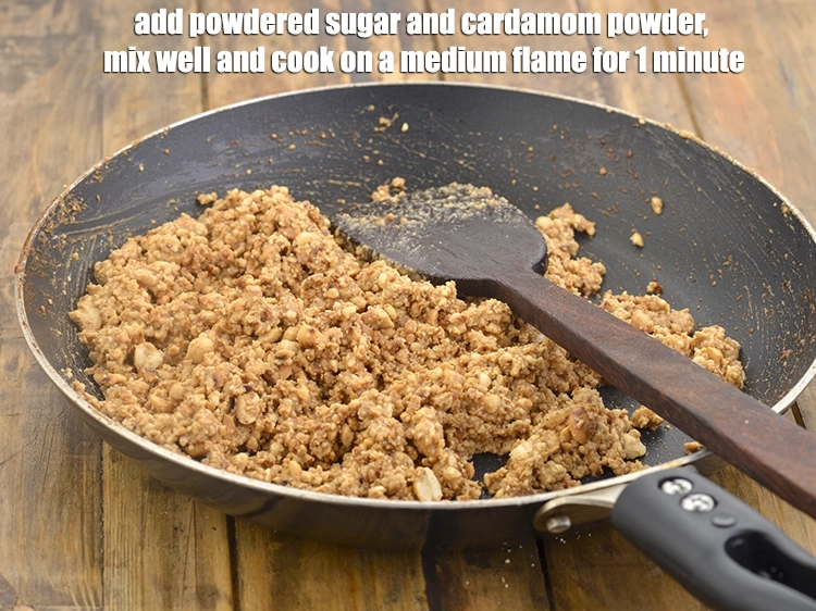 Step 5 – <p><span style="background-color:rgb(255,255,255);color:rgb(0,0,0);">Add the 5 tbsp </span><a href="https://www.tarladalal.com/glossary-powdered-sugar-280i"><u>powdered sugar</u></a><span style="background-color:rgb(255,255,255);color:rgb(0,0,0);"> and 1/4 tsp </span><a href="https://www.tarladalal.com/glossary-cardamom-powder-elaichi-powder-265i"><u>cardamom (elaichi) …