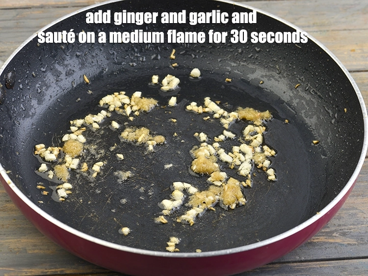 Step 2 – <p><span style="background-color:rgb(255,255,255);color:rgb(0,0,0);">Add the 1 tsp finely </span><a href="https://www.tarladalal.com/glossary-ginger-adrak-453i#ing_2366"><u>chopped ginger (adrak)</u></a><span style="background-color:rgb(255,255,255);color:rgb(0,0,0);"> and 1 1/2 tsp …