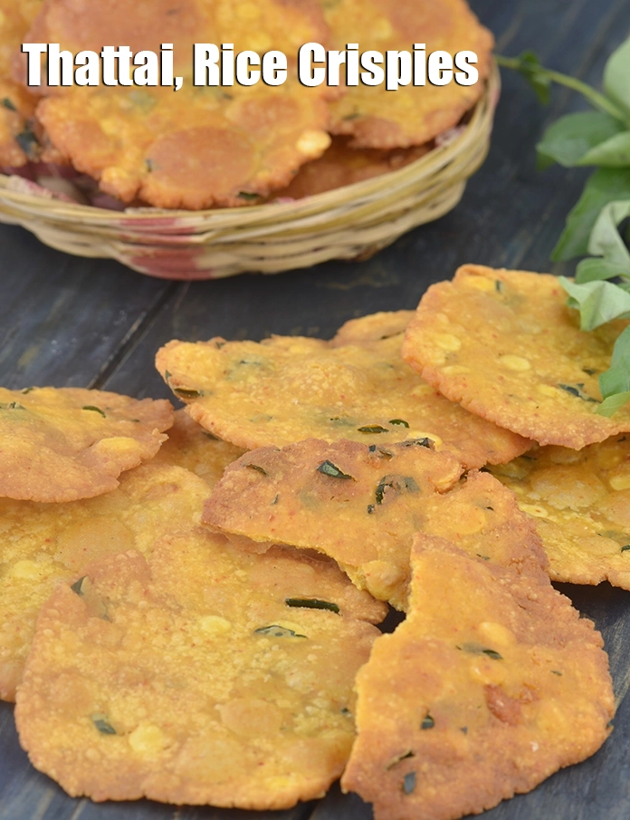 Step 10 – <p>Serve <strong>Thattai, Rice Crispies, South Indian Jar Snack</strong>.</p>