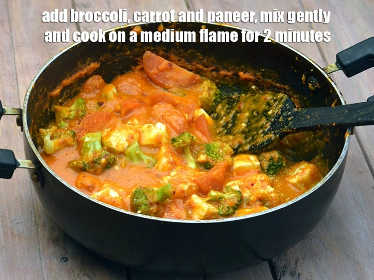 Step 5 – <p><span style="background-color:rgb(255,255,255);color:rgb(0,0,0);">Add the 1 cup </span><a href="https://www.tarladalal.com/glossary-broccoli-232i#ing_2325"><u>blanched broccoli florets</u></a><span style="background-color:rgb(255,255,255);color:rgb(0,0,0);">, 1/2 cup </span><a href="https://www.tarladalal.com/glossary-carrot-gajar-gajjar-253i#ing_2620"><u>blanched and …