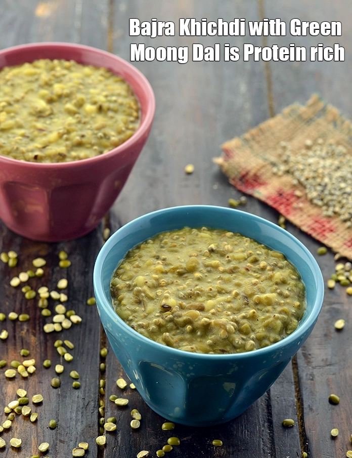 Step 23 – <p><strong>Bajra Khichdi with Green Moong Dal is Protein rich</strong>. Our ancestors use to call khichdi …