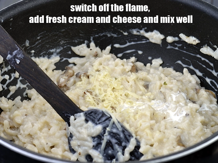 Step 8 – <p><span style="background-color:rgb(255,255,255);color:rgb(0,0,0);"><strong>Switch off the flame</strong>, add the 2 tbsp </span><a href="https://www.tarladalal.com/glossary-fresh-cream-1877i"><u>fresh cream</u></a><span style="background-color:rgb(255,255,255);color:rgb(0,0,0);"> and 1/4 …