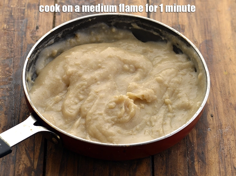 Step 19 – <p>Cook on a medium flame for 1 minute. Keep stirring it continuously.&nbsp;</p>
