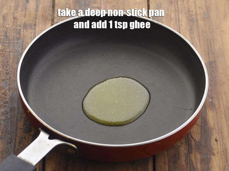 Step 14 – <p>Now to make&nbsp;<strong>Jowar Banana Sheera for Babies</strong> take a deep non-stick pan and add the …