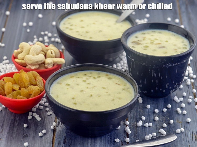 Step 20 – <p><span style="background-color:rgb(255,255,255);color:rgb(0,0,0);">Serve </span><strong>vrat special sabudana kheer </strong><span style="background-color:rgb(255,255,255);color:rgb(0,0,0);">warm or chilled. Sago pearls (sabudana) are pure …