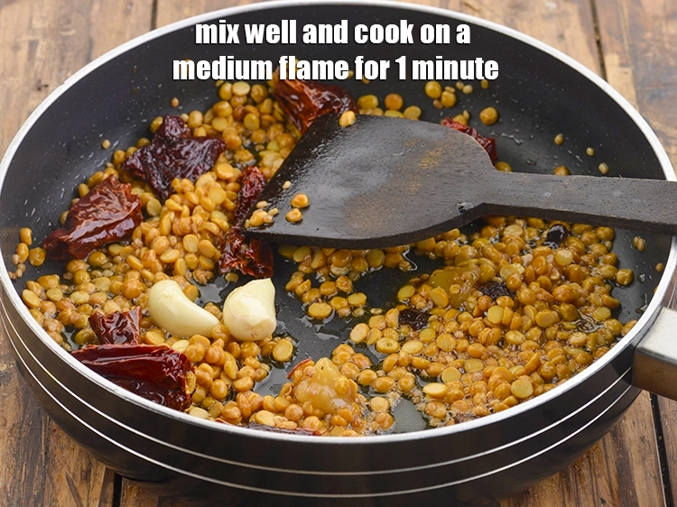 Step 12 – <p>Mix well and cook on a medium flame for 1 minute.</p>