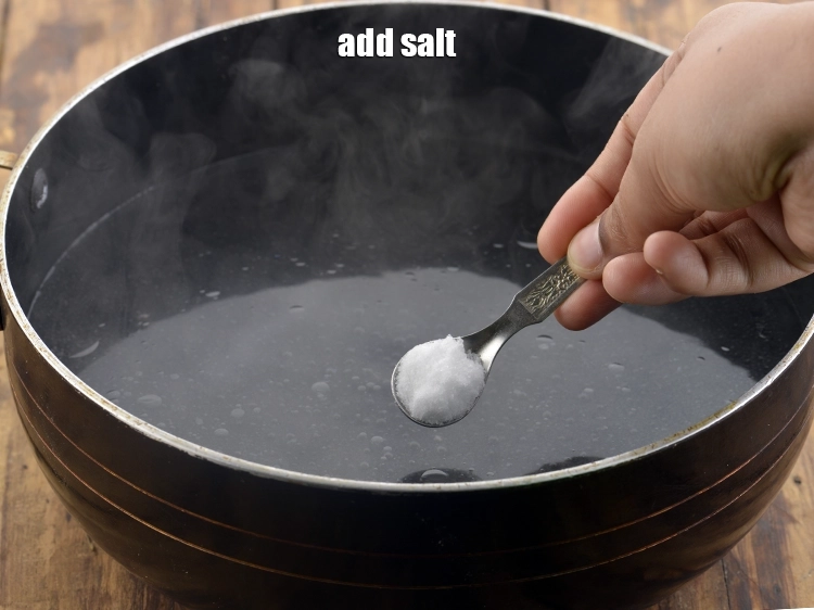 Step 15 – <p>Add the <a href="https://www.tarladalal.com/glossary-salt-namak-table-salt-418i"><u>salt </u></a><span style="background-color:rgb(255,255,255);color:rgb(0,0,0);">to taste.</span></p>