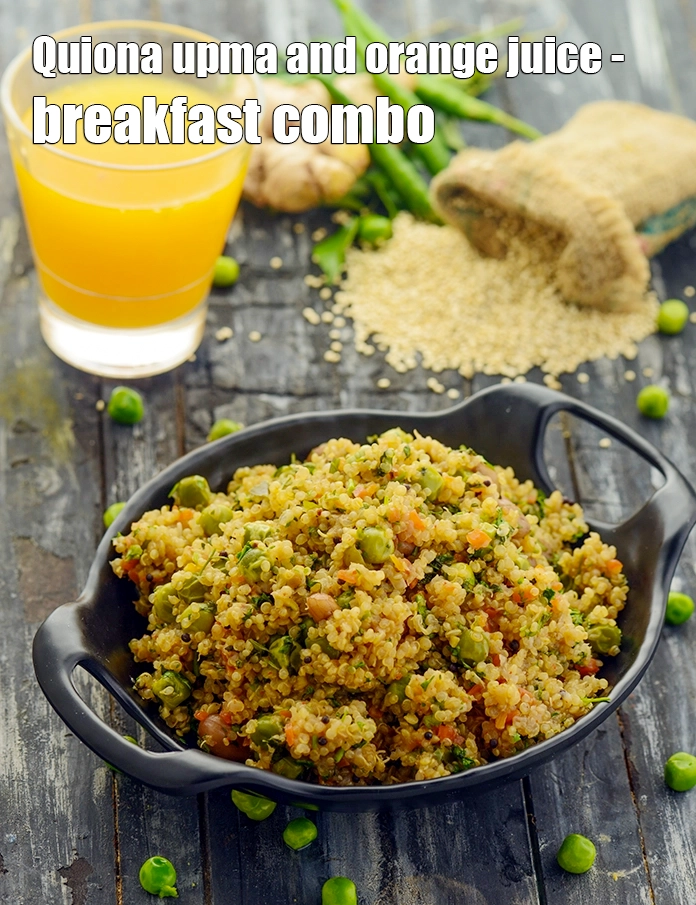 Step 33 – <p><strong>Quinoa upm</strong>a is a super food which is rich in protein, fiber and just the …