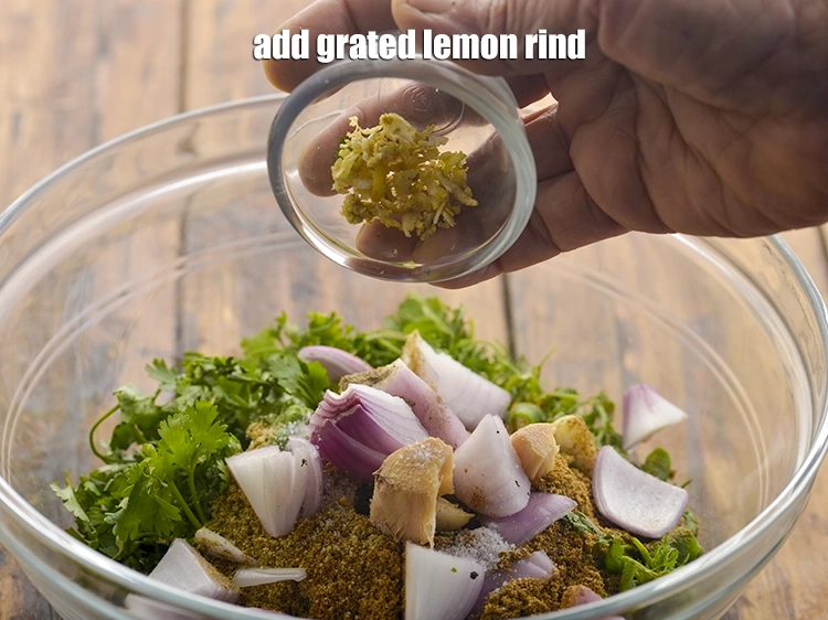 Step 15 – <p>Add the <span style="background-color:rgb(255,255,255);color:rgb(0,0,0);">1/4 tsp </span><a href="https://www.tarladalal.com/glossary-lemon-nimbu-428i#ing_2420"><u>grated lemon rind</u></a>. It should consist of only the …