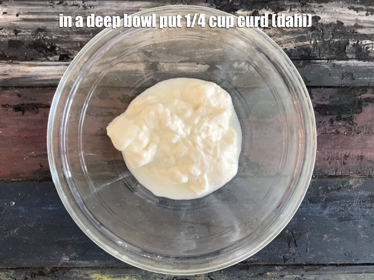 Step 1 – <p>To make the <strong>Dahi Bhindi, Low Salt Recipe</strong>, in a deep bowl put <span style="background-color:rgb(255,255,255);color:rgb(0,0,0);">1/4 …