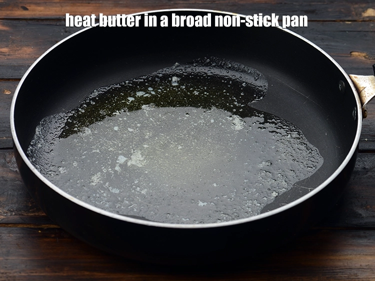 Step 3 – <p><span style="background-color:rgb(255,255,255);color:rgb(0,0,0);">To make the<strong> Spinach Crepes filling </strong>for<strong> Spinach Crepes,</strong> heat 1 tbsp.&nbsp;</span><a href="https://www.tarladalal.com/glossary-butter-makhan-233i"><u>butter</u></a><span style="background-color:rgb(255,255,255);color:rgb(0,0,0);">&nbsp;in …