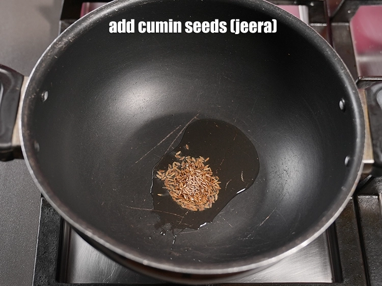 Step 17 – <p><span style="background-color:rgb(255,255,255);color:rgb(0,0,0);">Add 1/2 tsp </span><a href="https://www.tarladalal.com/glossary-cumin-seeds-jeera-zeera-381i"><u>cumin seeds (jeera)</u></a><span style="background-color:rgb(255,255,255);color:rgb(0,0,0);"> to it.&nbsp;The most common benefit of …