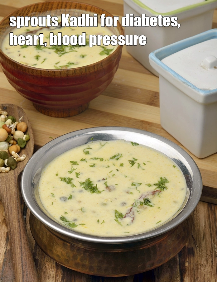 Step 11 – <p><span style="background-color:rgb(255,255,255);color:rgb(0,0,0);">Serve </span><strong>Sprouts Kadhi | kadhi for diabetes, heart, blood pressure | &nbsp;calcium, protein, Vitamin …