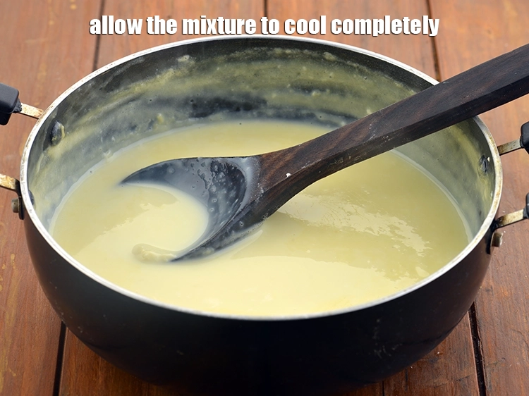 Step 8 – <p><span style="background-color:rgb(255,255,255);color:rgb(0,0,0);">Allow the mixture to <strong>cool completely</strong>.</span></p>