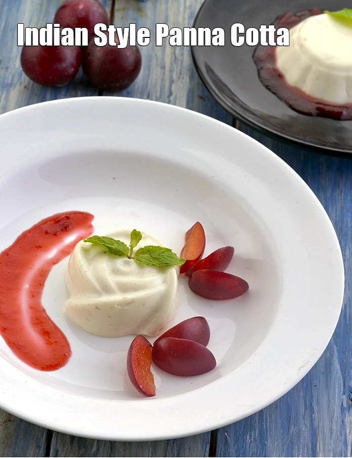 Step 6 – <p><span style="background-color:rgb(255,255,255);color:rgb(0,0,0);">Serve </span><strong>Eggless Vanilla Panna Cotta with Plum Compote | </strong><span style="background-color:rgb(255,255,255);color:rgb(15,17,21);"><strong>Indian Style Panna Cotta …