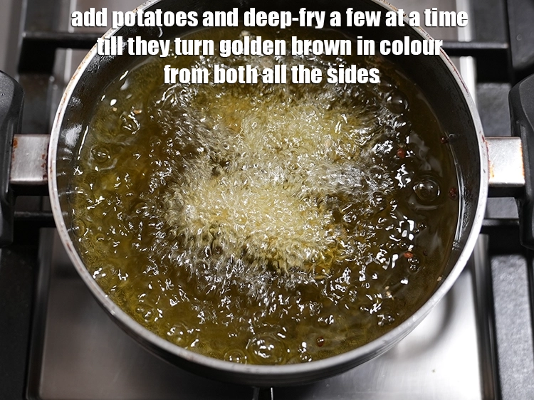 Step 6 – <p><span style="background-color:rgb(255,255,255);color:rgb(0,0,0);">Add the </span><a href="https://www.tarladalal.com/glossary-potatoes-aloo-alu-batata-710i#ing_2581"><u>potato wedges </u></a><span style="background-color:rgb(255,255,255);color:rgb(0,0,0);">(unpeeled) and deep-fry a few at a time …