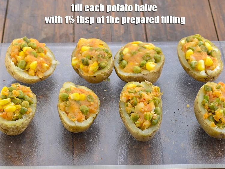 Step 10 – <p><span style="background-color:rgb(255,255,255);color:rgb(0,0,0);">To make the </span><strong>Stuffed Baked Potatoes | Indian style microwave Stuffed Baked Potatoes |&nbsp;</strong><span …