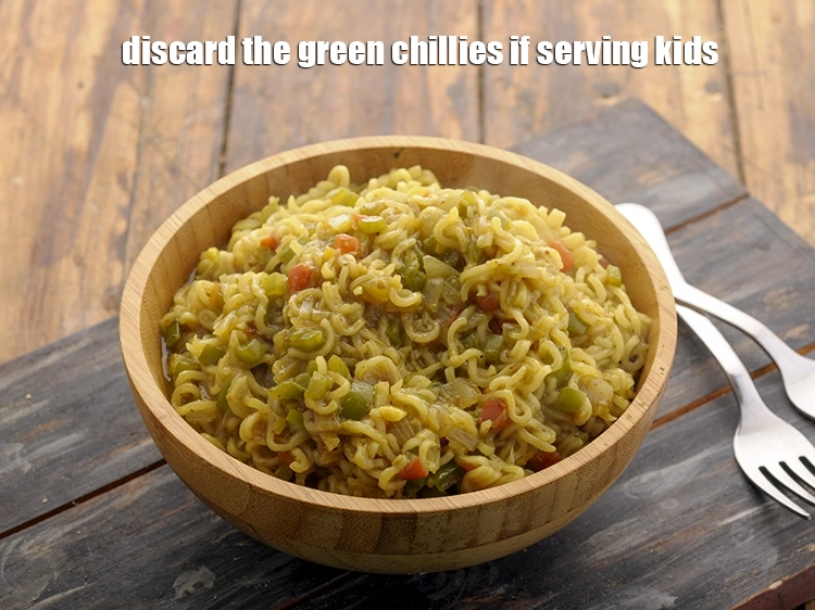 Step 23 – <p><strong>Discard</strong> the <strong>green chillies</strong> if serving <strong>kids</strong>.</p>