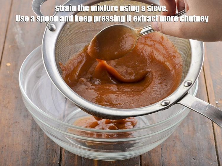 Step 11 – <p><span style="background-color:rgb(255,255,255);color:rgb(0,0,0);">Strain the mixture using a sieve. Use a spoon and keep pressing it extract …