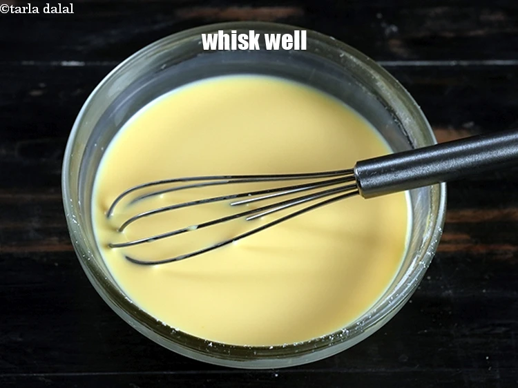 Step 3 – <p><span style="background-color:rgb(255,255,255);color:rgb(0,0,0);"><strong>Whisk well </strong>and keep aside..</span></p>