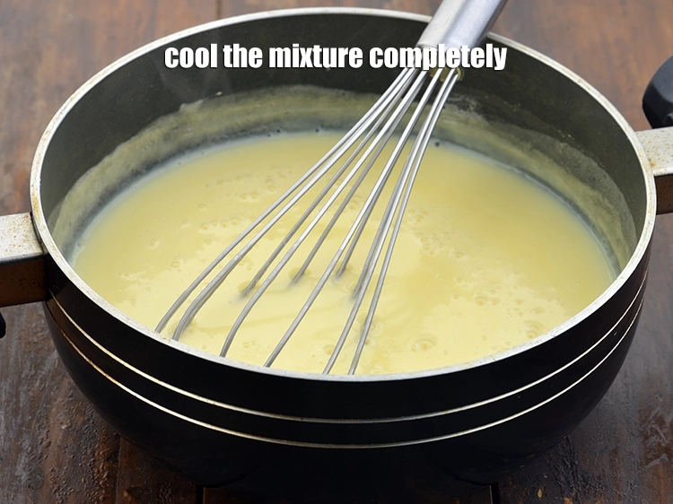 Step 8 – <p><span style="background-color:rgb(255,255,255);color:rgb(0,0,0);"><strong>Cool</strong> the mixture completely.</span></p>