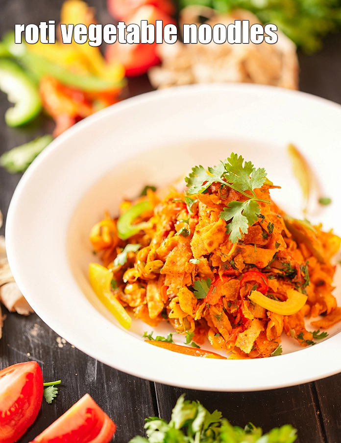 Step 30 – <p>Serve <strong>chapati masala noodles | roti vegetable noodles | healthy chilli chapathi noodles |&nbsp;</strong>immediately.</p>