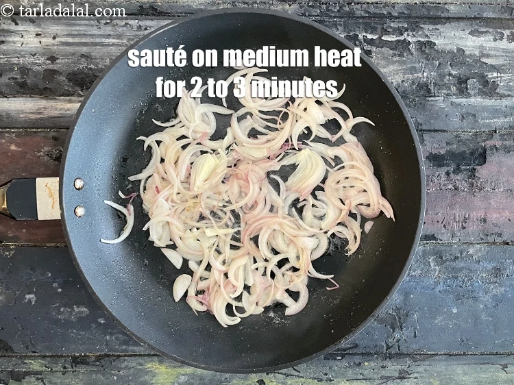 Step 10 – <p>Sauté on a medium flame for 1 to 2 minutes.&nbsp;Sprinkle a little water to avoid …