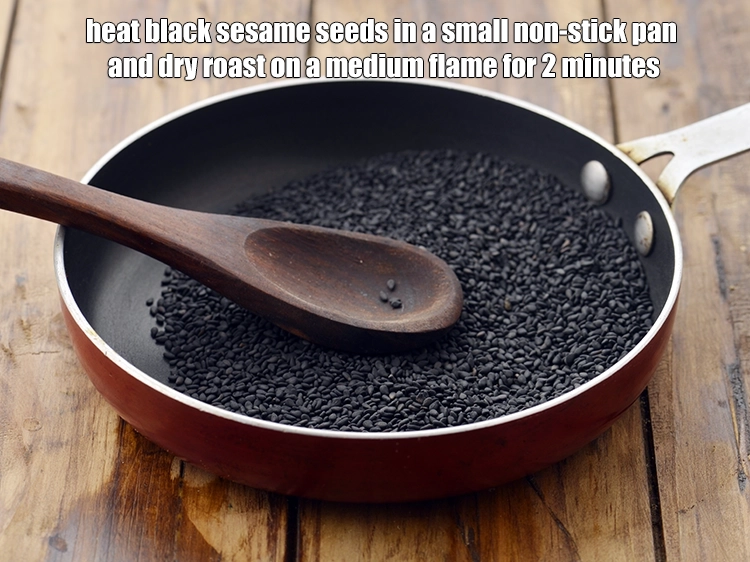 Step 1 – <p>To make the <span style="background-color:rgb(255,255,255);color:rgb(0,0,0);"><strong>Black Bean Hummus</strong>, Heat the 1/4 cup </span><a href="https://www.tarladalal.com/glossary-sesame-seeds-til-gingelly-seeds-612i#ing_3230"><u>black sesame seeds …