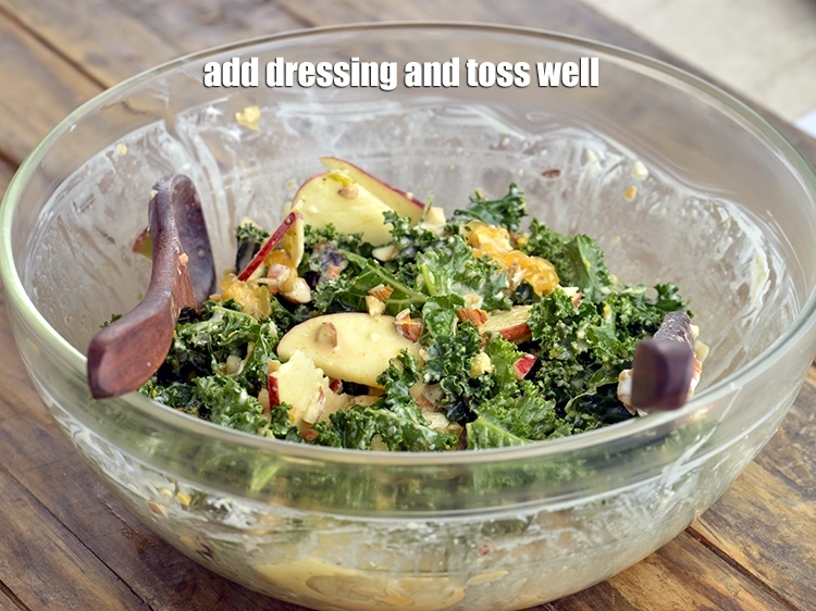 Step 2 – <p><span style="background-color:rgb(255,255,255);color:rgb(0,0,0);">Add the <strong>dressing</strong> and toss well.</span></p>