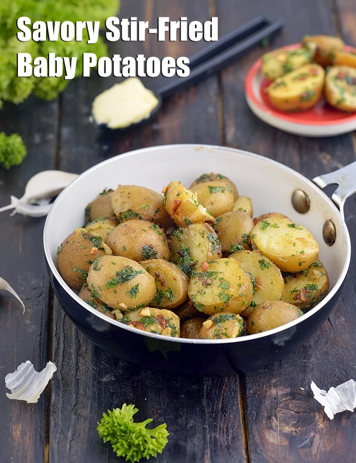 Step 7 – <p><strong>Parsley Potatoes | Savory Stir-Fried Baby Potatoes | Buttered Parsley Baby Potatoes</strong>.</p>