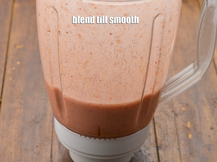 Step 4 – <p><span style="background-color:rgb(255,255,255);color:rgb(0,0,0);">Blend till smooth.</span></p>